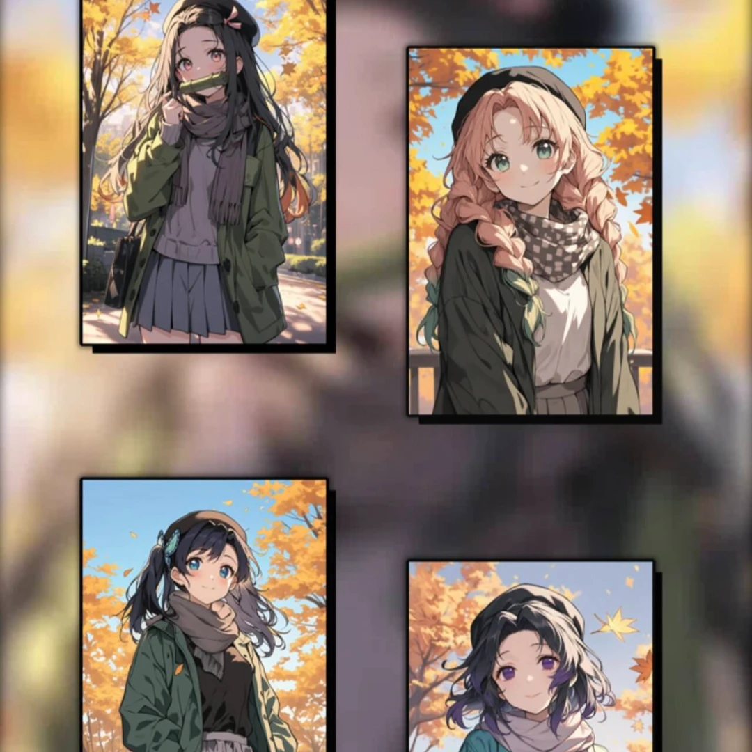 【鬼灭之刃】帝卡文创光栅立体系列色纸