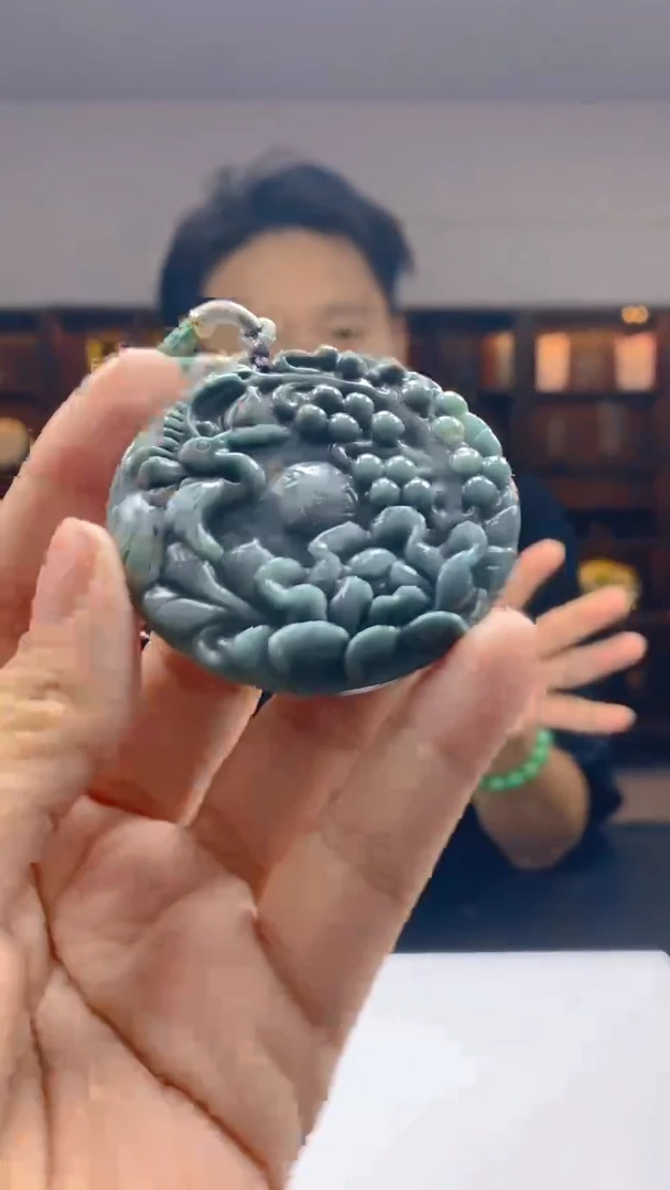 翡翠未镶嵌颈饰天然翡翠DBG0814-8