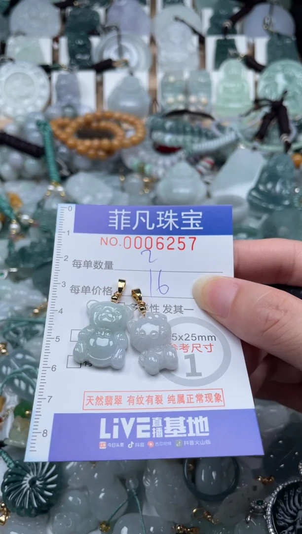 翡翠未镶嵌颈饰00..6257