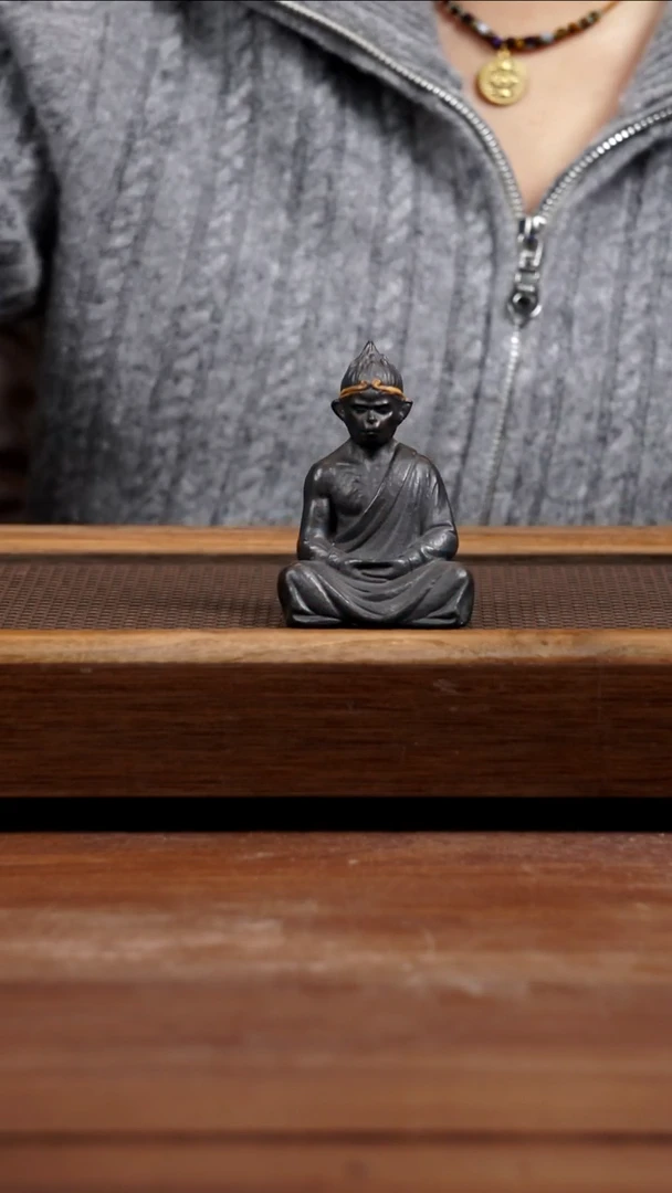 【闪购商品】紫砂茶壶茶宠黑悟空