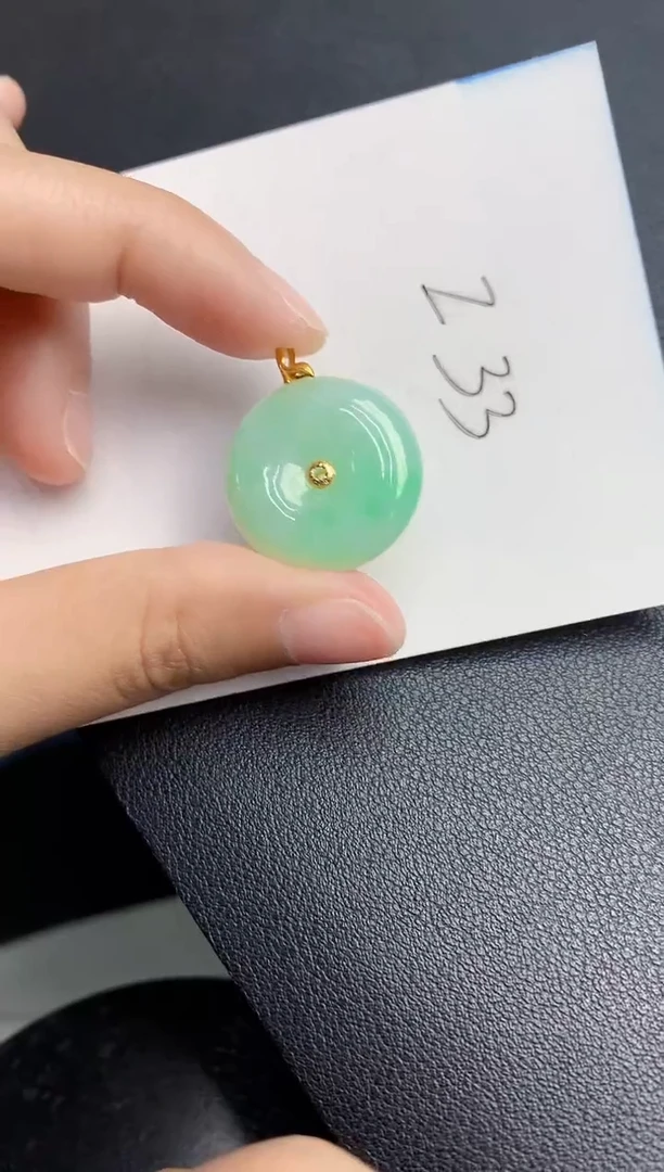 【闪购商品】翡翠颈饰18K金镶嵌000000000