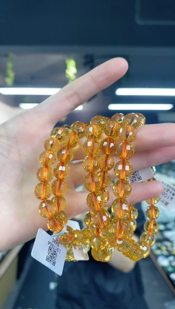 水晶手串未镶嵌多样性发其一颜色微差