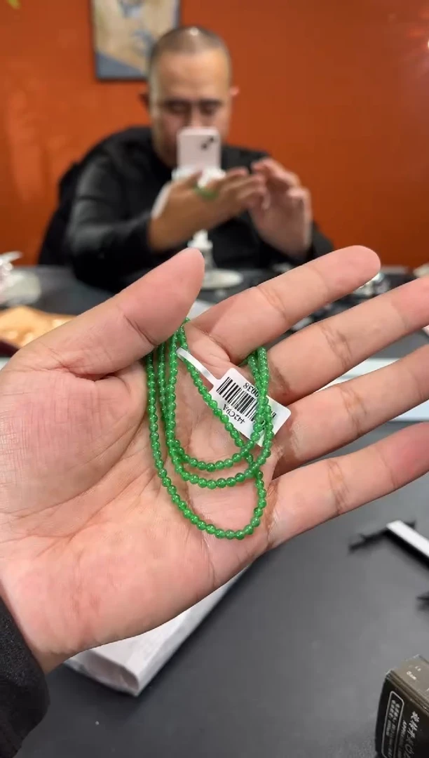 项链18K金镶嵌翡翠边城刀客/20038/多样性发一