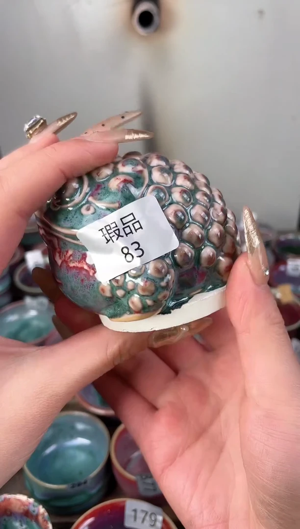 【闪购商品】摆件钧瓷手工茶器窑变