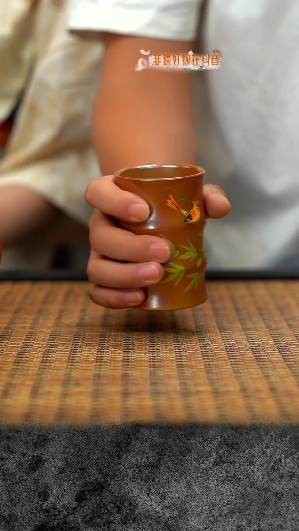 茶壶紫砂紫砂竹鼎杯 茶壶