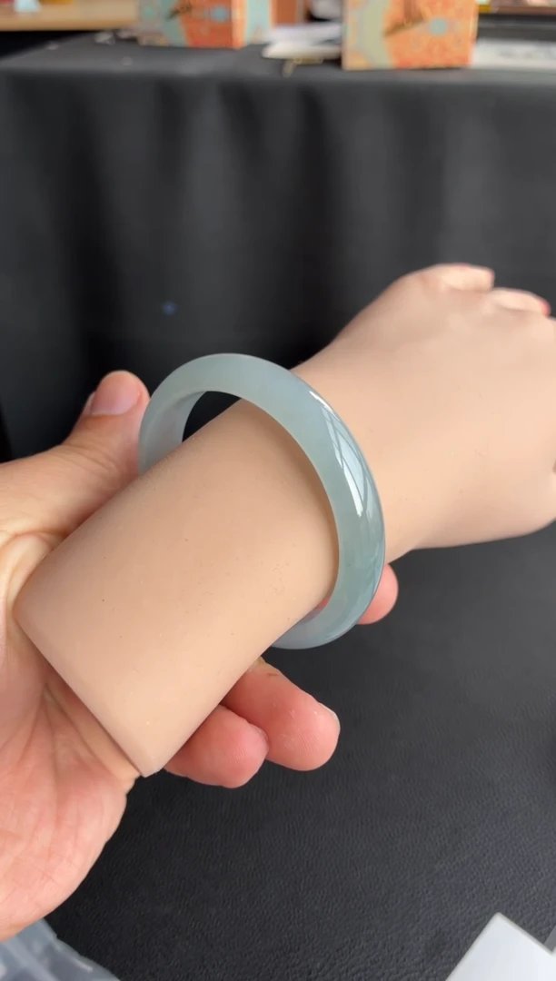 未镶嵌手镯翡翠40号54.8*48.6*12.2*7.8贵妃