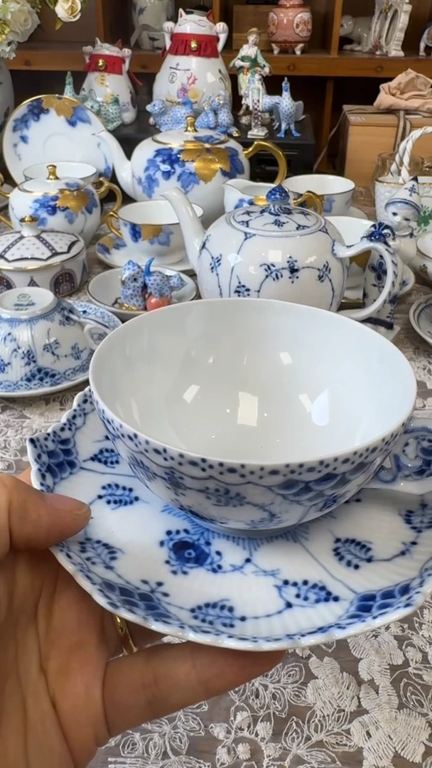 福**花茶道具瓷器茶器