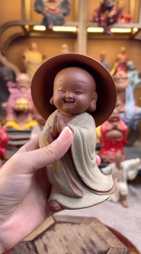 紫砂茶宠器闵茶宠摆件