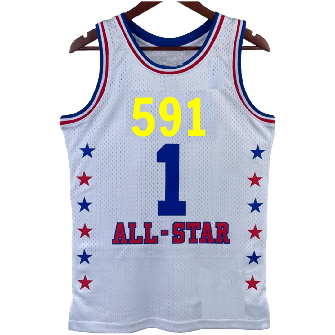 586-594【麦迪。布.伦.森】篮球服复古夏季透气篮球训练无袖运动背心