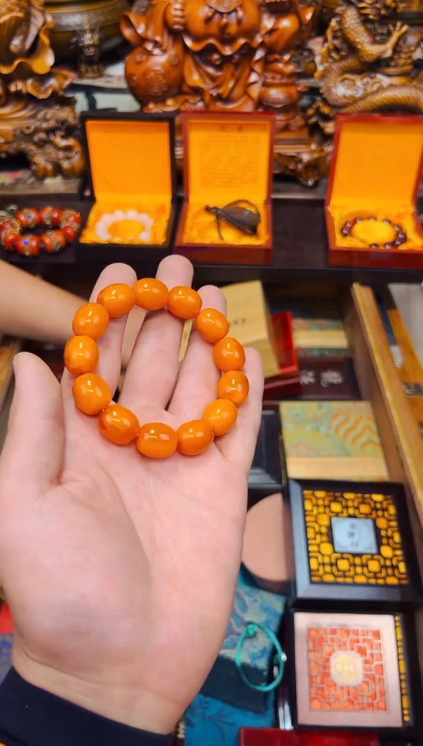 未镶嵌蜜蜡裸石A瑞哥专属高端精品37