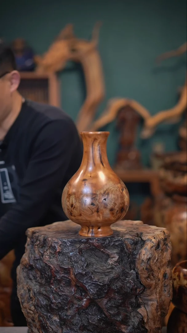 【闪购商品】枣木雷击枣木玉壶春