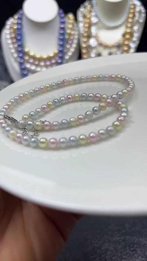 颈饰未镶嵌淡水珍珠多人