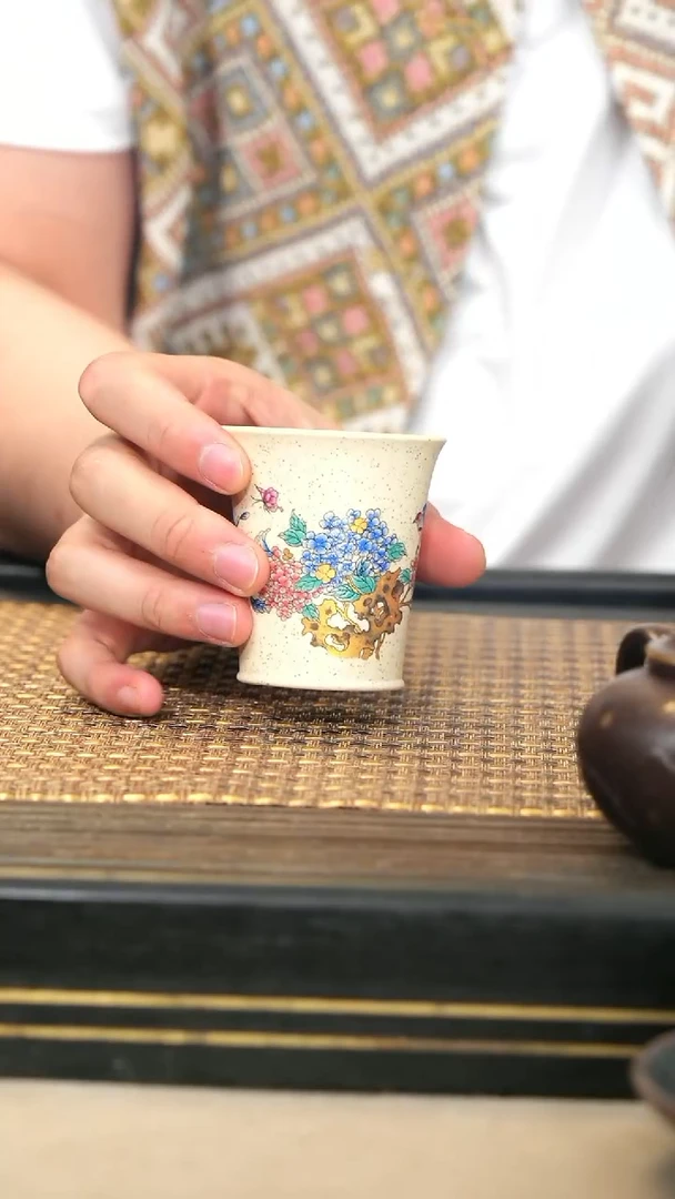 茶壶紫砂11《闻香杯》白玉段