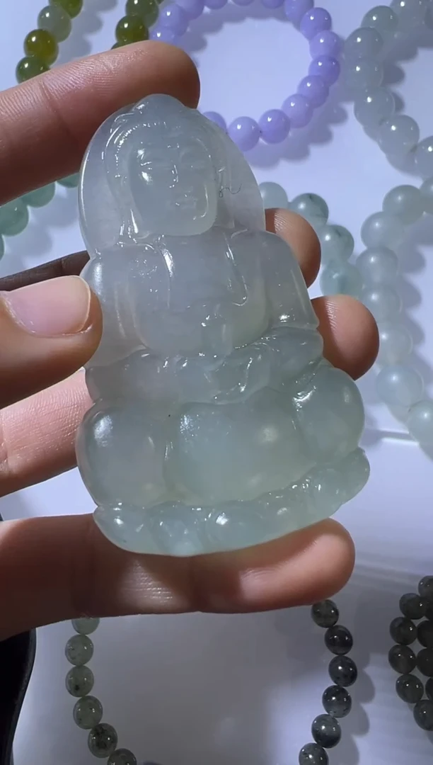 未镶嵌定制翡翠观音