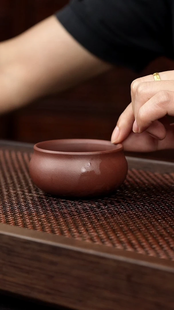 茶壶紫砂底槽清普洱杯