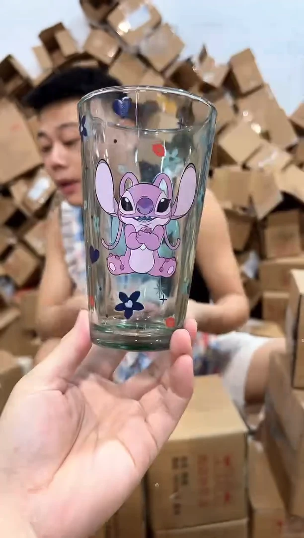 瓷片史迪仔玻璃杯