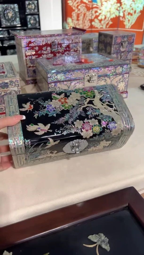 【闪购商品】鱼锁全贝底·弘贝雅螺钿漆器文化馆