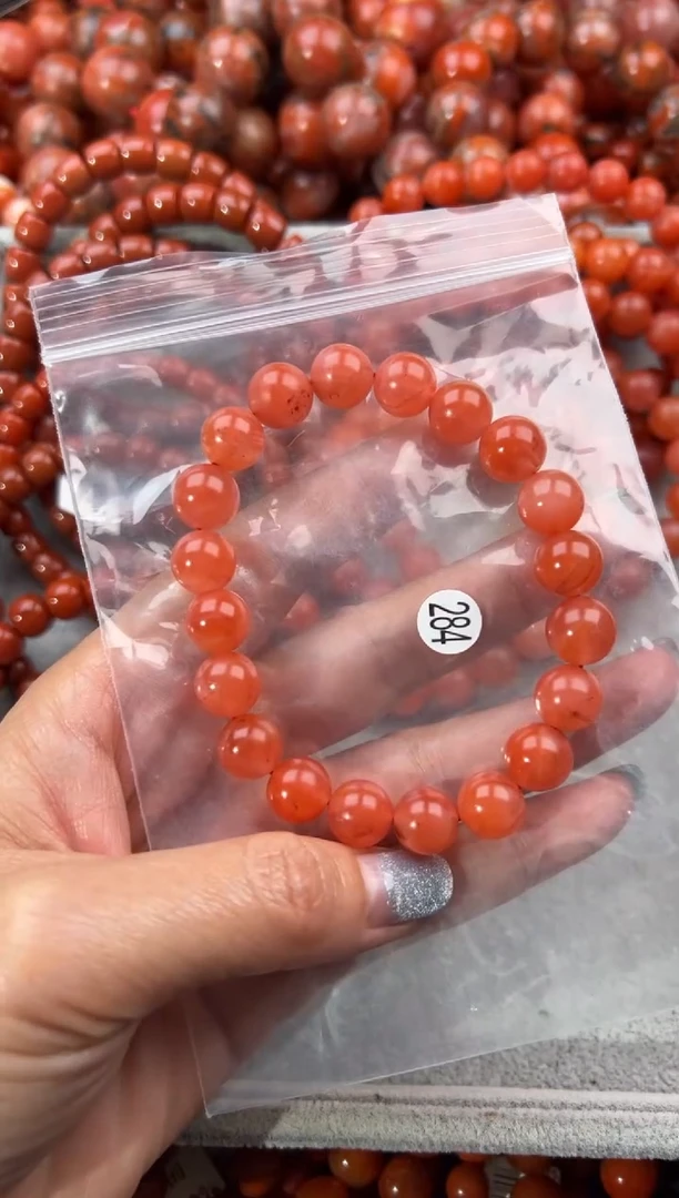 未镶嵌手串南红玛瑙10+