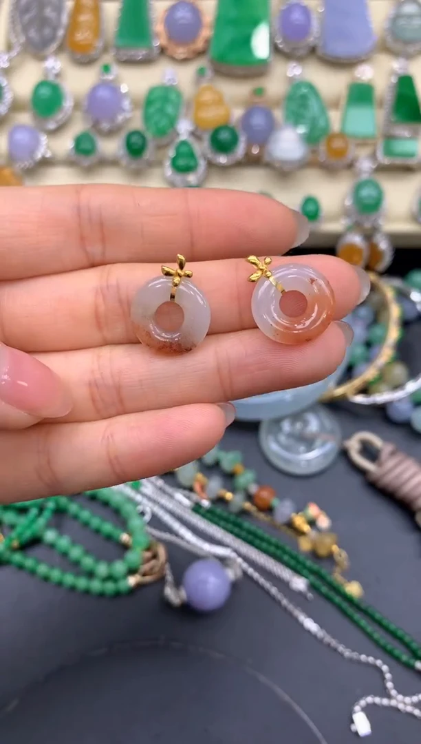 【闪购商品】翡翠颈饰18K金镶嵌143-多样性发其一