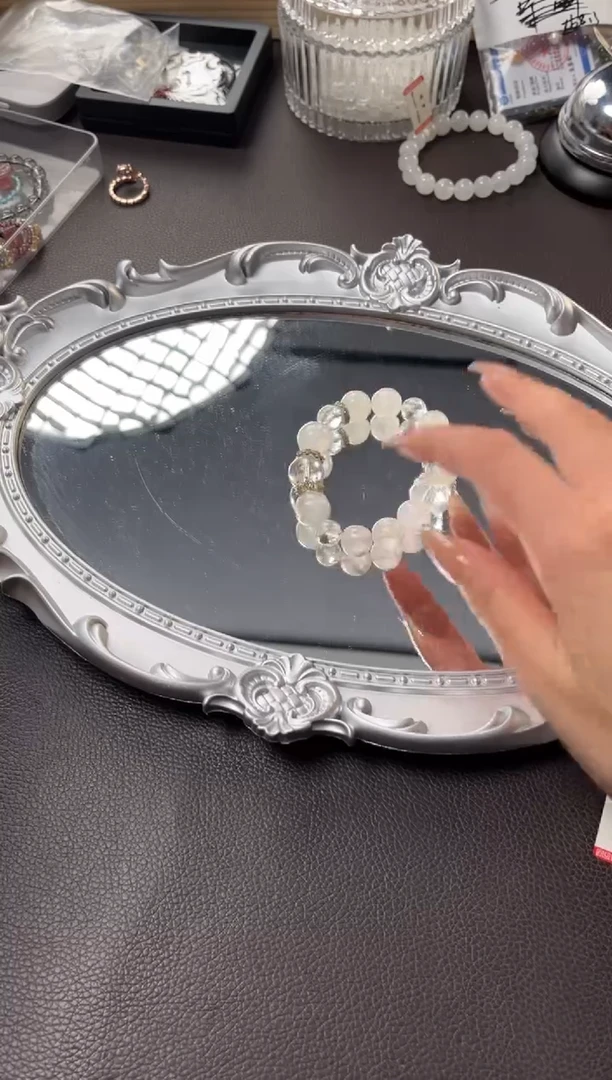 未镶嵌手链水晶白幽灵设计款