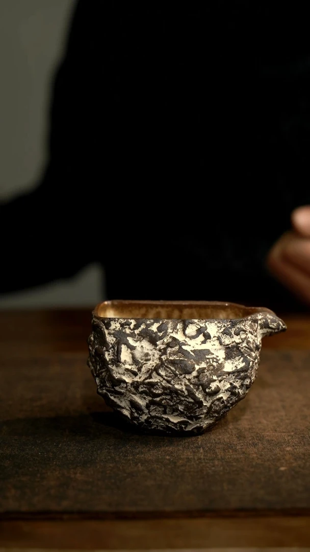 【闪购商品】纯手工制作  方口石纹公道