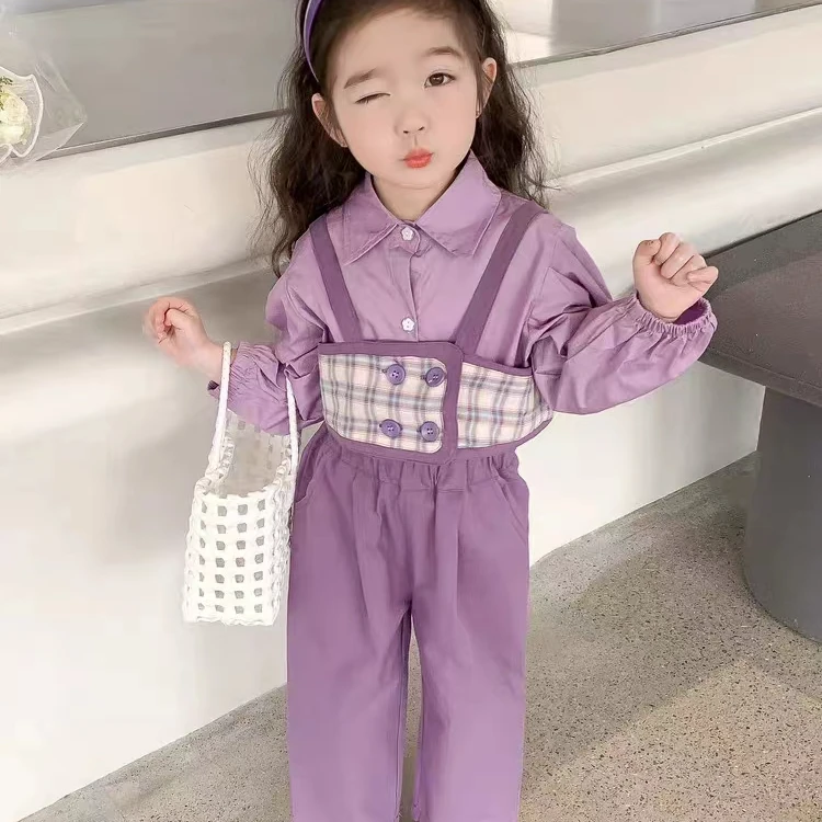 38051女童套装春秋2024新款韩版洋气秋季儿童网红时髦三件套春款