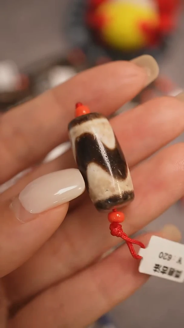 未镶嵌颈饰玛瑙/玉髓奶**妈蚀花玛瑙珠定制编绳