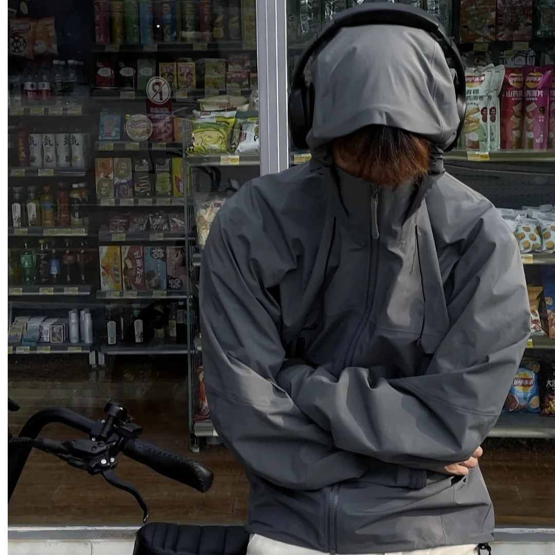 墙裂推荐！男女情侣款冲锋衣外套8128