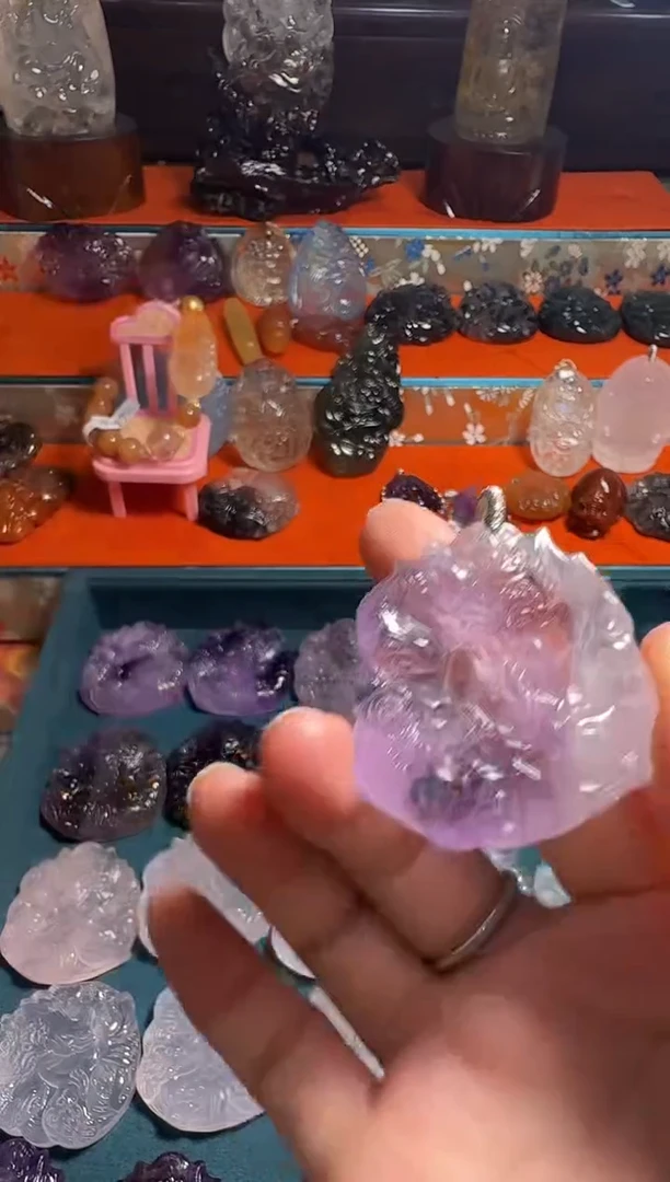 未镶嵌珠宝半成品水晶W*y水晶吊坠