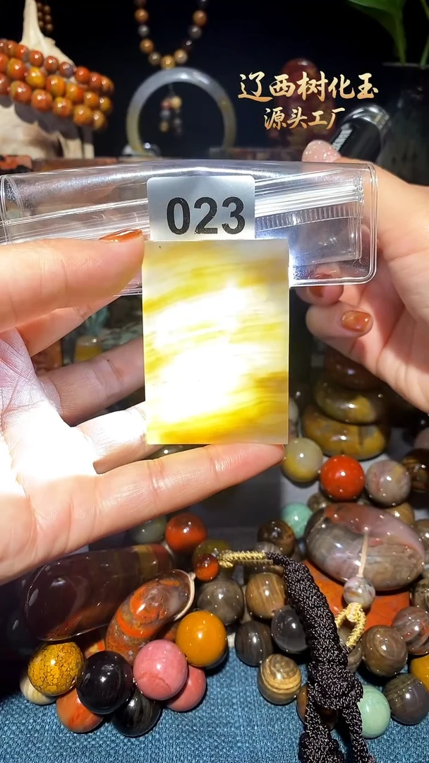 未镶嵌-硅化玉天然北票硅化玉手吊坠