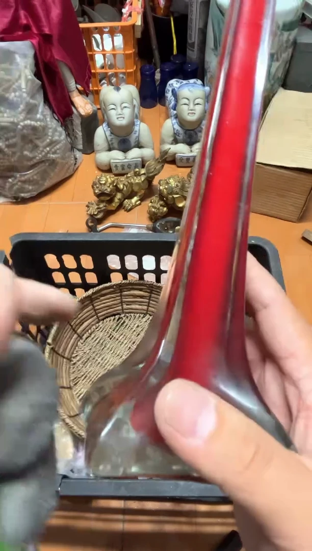 手工艺品琉璃她****话摆件