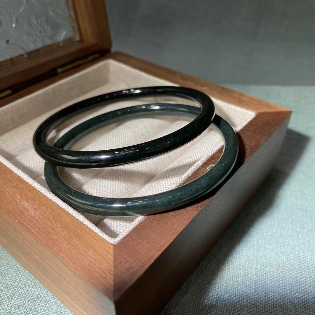 和田玉青玉叮当手镯（多样性发货，只发其一）
