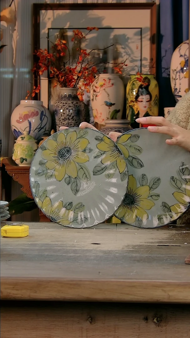 【闪购商品】瓷片景德镇纯手工釉下彩精品餐具