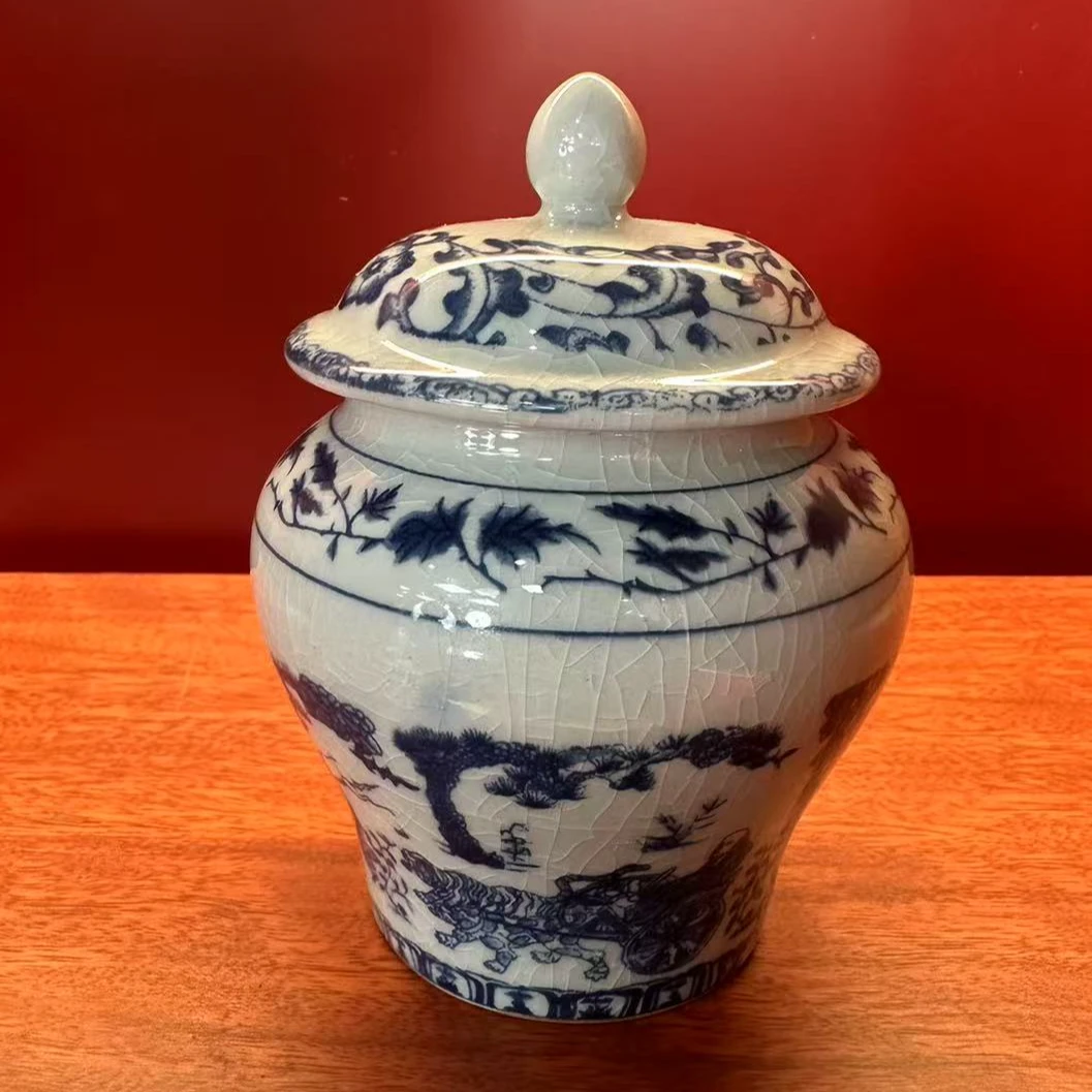 【闪购商品】青花茶叶罐高端摆件璇