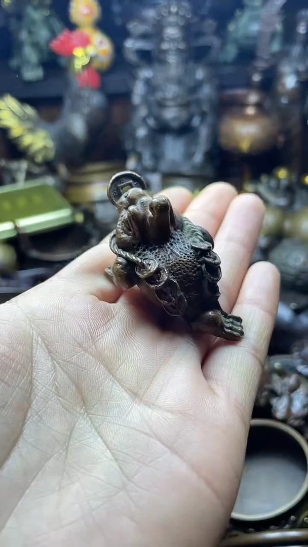闪购链接，点击下单，有运费险，铜摆件