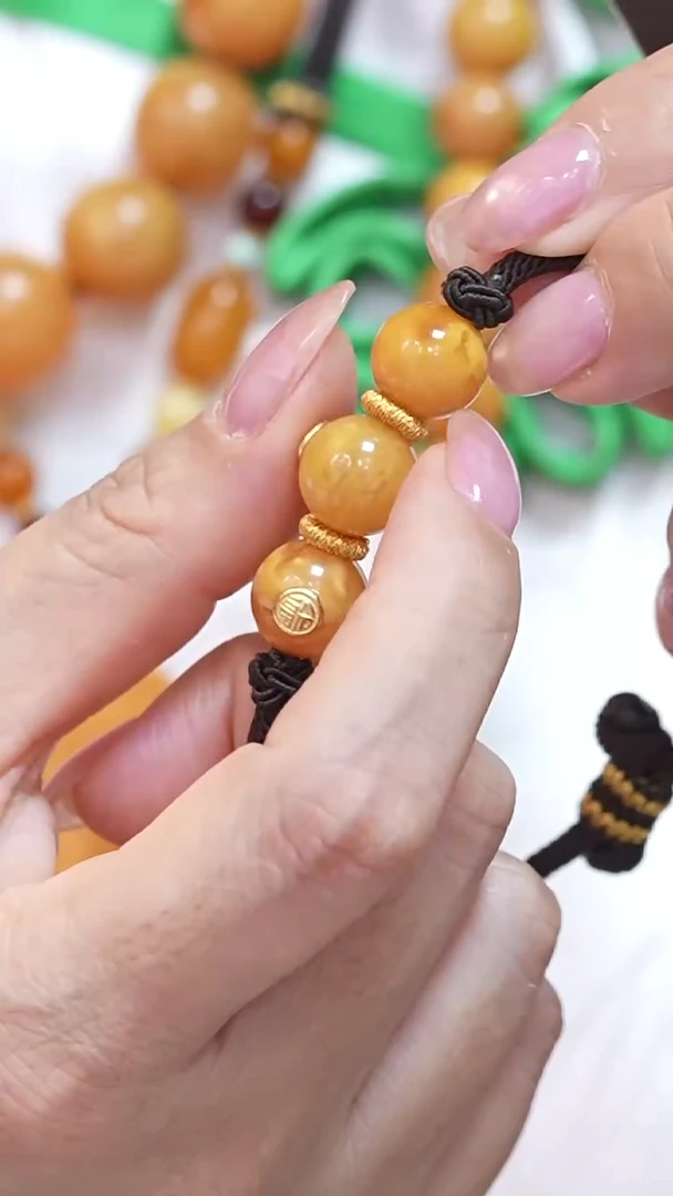 蜜蜡颈饰未镶嵌3215天然蜜蜡珠宝奇石云端妖孽全部保真