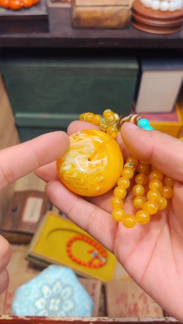 【闪购商品】蜜蜡裸石未镶嵌X阿硕专属高端精品109