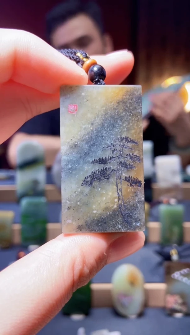 和田玉未镶嵌挂件yc