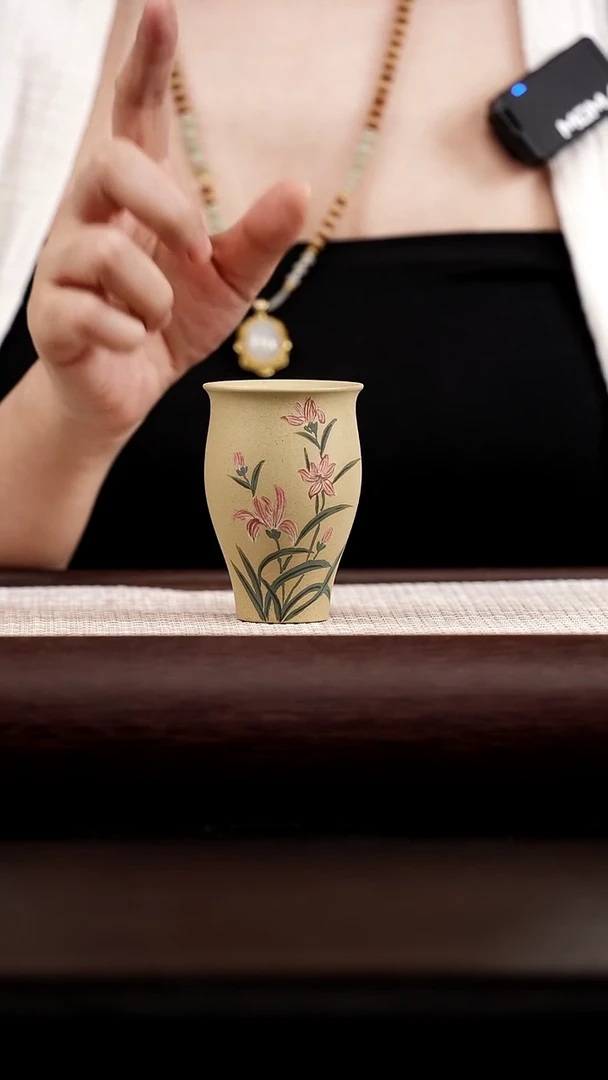 茶壶紫砂本山绿  玉兰花杯