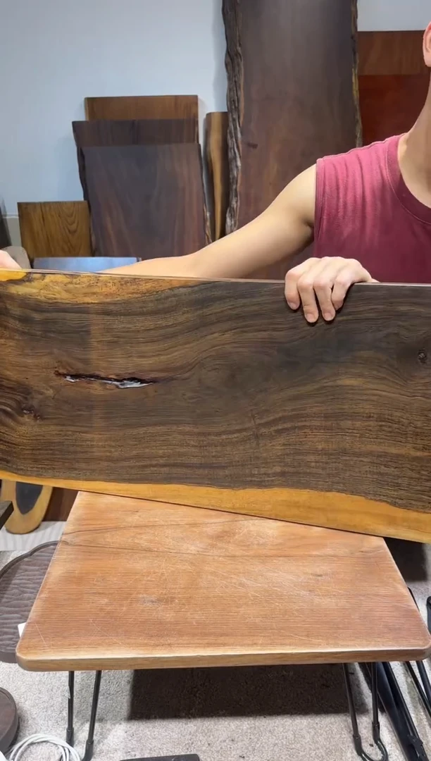 风车木（黑檀木）尺寸75*36*2.2编号966