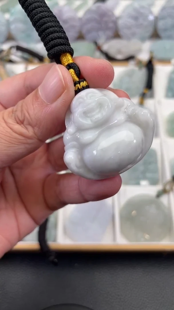 颈饰未镶嵌翡翠天然缅甸翡翠A货48