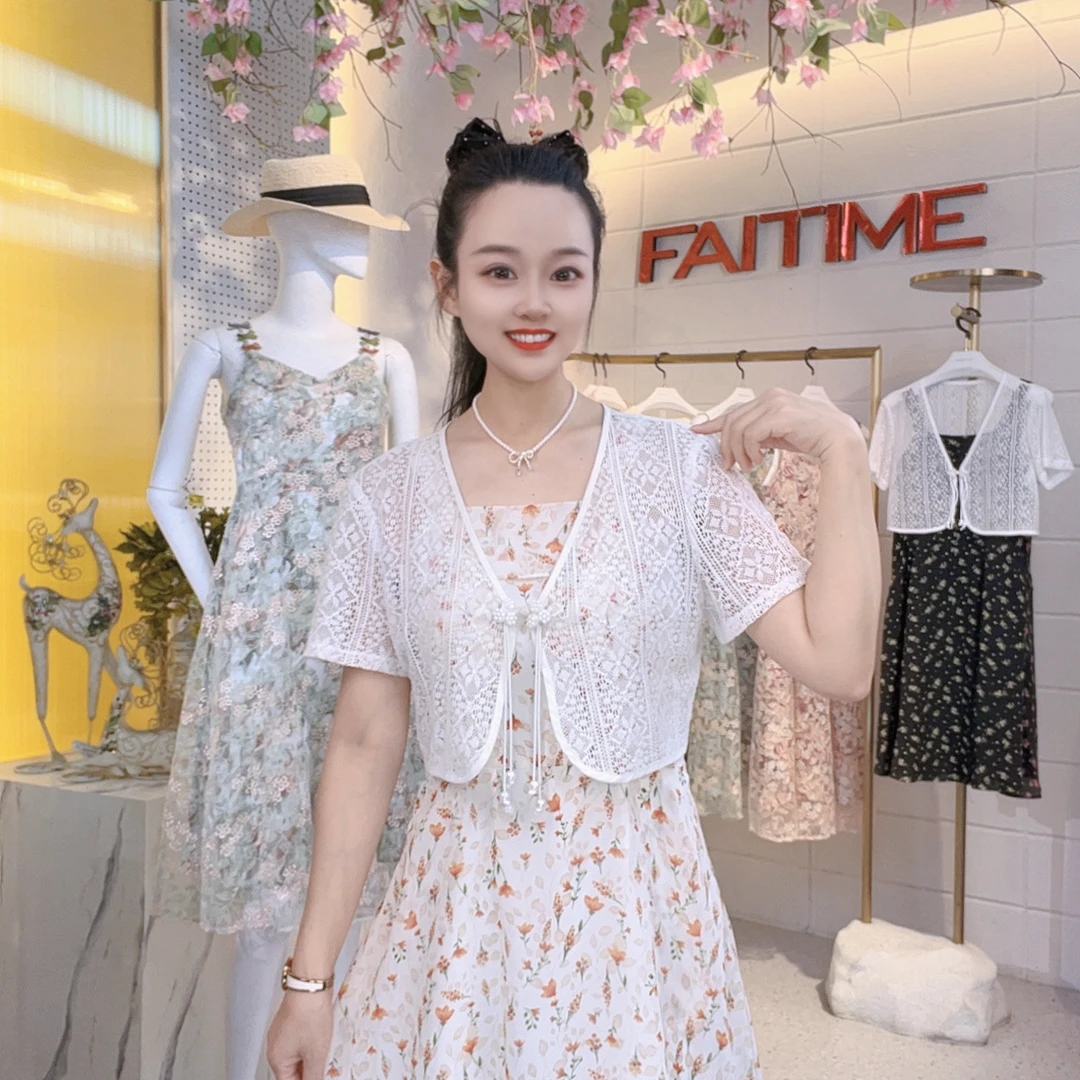 【金盏花冰丝雪纺】夏季新款凉感透气收瘦气质款吊带遮副乳连衣裙