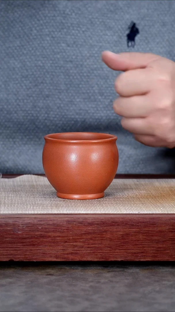 茶壶紫砂小红泥主人杯
