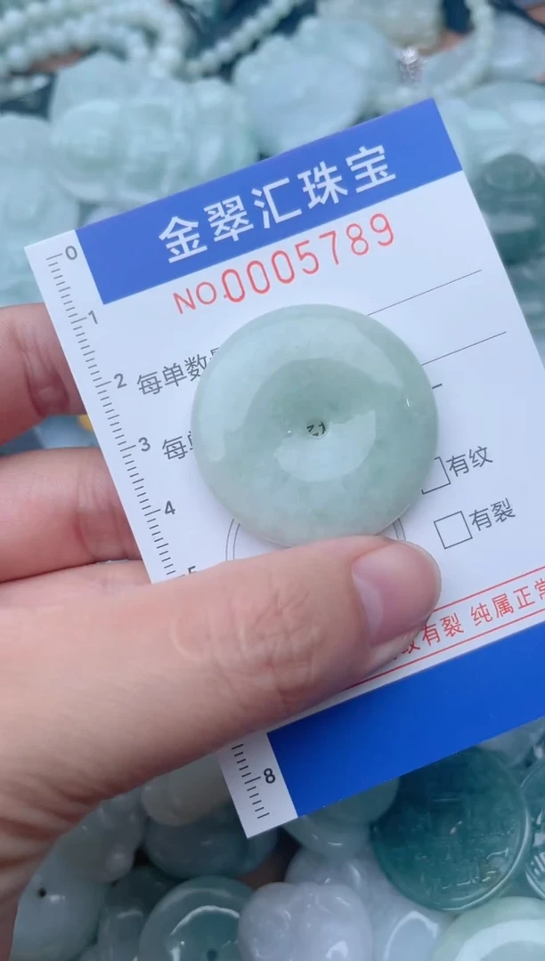 翡翠未镶嵌颈饰5789