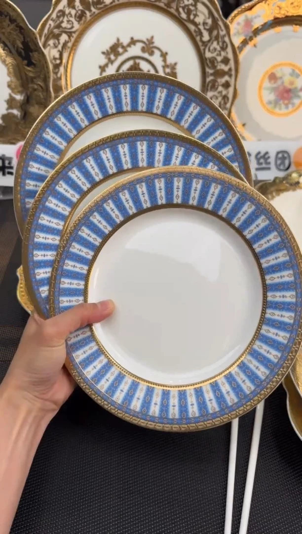 【闪购商品】瓷片8英寸平盘福利款 微瑕 3个