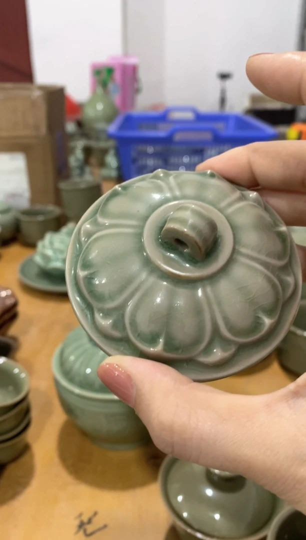 耀州窑暮*吟XG001 南朝茶叶罐【盖子】一个