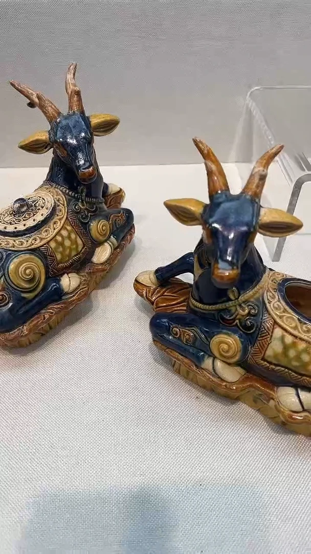 瓷片满**情瓷摆件瓷摆件瓷摆件