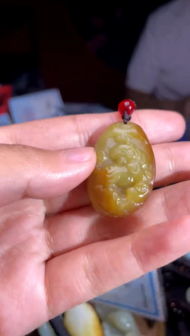 和田玉未镶嵌挂件1