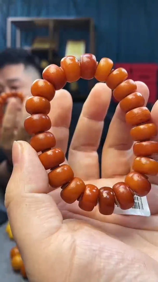 手串琥珀未镶嵌蜜蜡老型手串