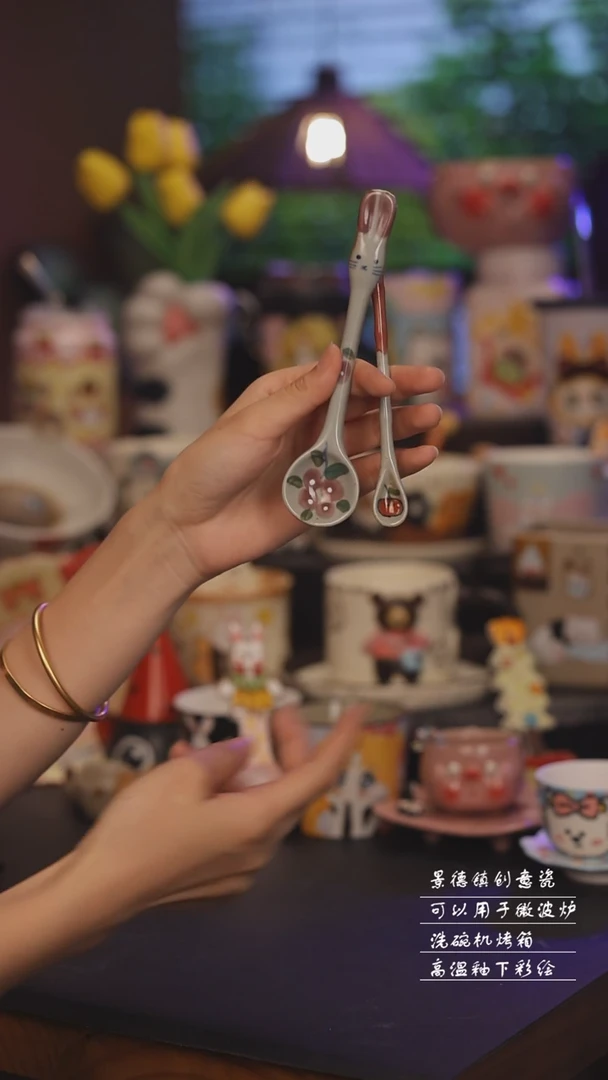 随机景德镇可爱设计师款陶瓷